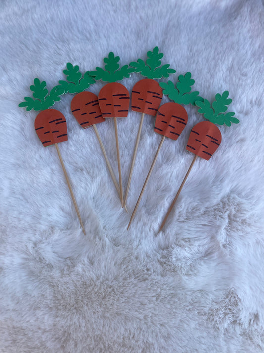 Carrot Cupcake Topper