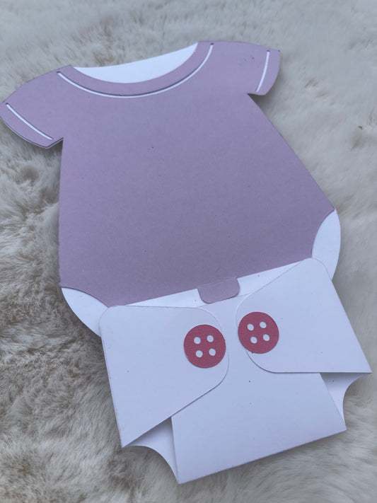 Onesie Gift Card Holder